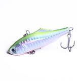 1Pcs 7.5cm 24g winter VIB fishing lure with lead inside hard bait diving swivel jig wobbler lure ice sea fishing tackle