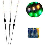 1PC  Luminous Electronic Float LED Fishing Float Electric Float Light + Battery Deep Water Float Fishing Tackle