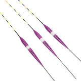 3pcs/set Fishing Float LED Electric Float Light Fishing Tackle Luminous Electronic Float without battery 1# 2# 3#