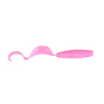 10PCS/Lot Silicone bait 9cm 2.5g iscas artificiais pesca Curly Tail Maggots Grub Worm Fishing Tackle Fishing Lures