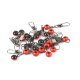 50pcs/lot Fishing Float Bobber Stops Space Beans Connectors Sea Saltwater Fishing Tools Equipment Plastic Metal NEW SET