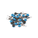 50pcs/lot Fishing Float Bobber Stops Space Beans Connectors Sea Saltwater Fishing Tools Equipment Plastic Metal NEW SET