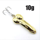Metal Spinner 5g 10g 15g 20g Silver Gold Bass Pike DD Spoon Bait Fishing Lure Iscas Artificial Hard Baits Crap Fishing Tackle