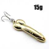 Metal Spinner 5g 10g 15g 20g Silver Gold Bass Pike DD Spoon Bait Fishing Lure Iscas Artificial Hard Baits Crap Fishing Tackle