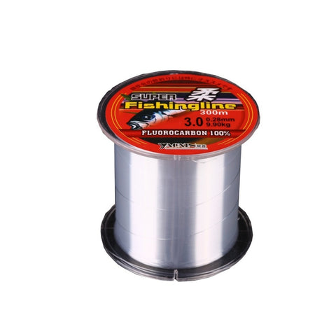 Fishing Line 100/150/200/300/500M Super Strong 100% transparent Nylon Not Fluorocarbon Fishing Tackle Non-Linen Multifilament