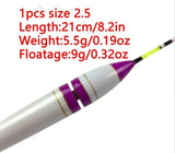 1Pcs 4g-11g #1~#3 LED Fishing Float Balsa Wood Lighting Electronic Fishing Float Saltwater Luminous Glow Fishing Buoy pesca