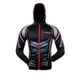Fishing Clothing Hooded Men Jacket Quick-Drying Coat Fishing Shirt For Hiking Cycling Fishing Clothes Pesca Outdoor Sports
