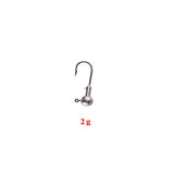 5Pcs/lot 2g 3.5g 5g 7g 10g crank Jig head hooks fishing hook lead Jig lure hard baits soft worm fishing tackle accessories