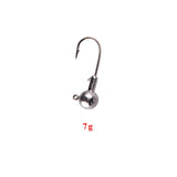 5Pcs/lot 2g 3.5g 5g 7g 10g crank Jig head hooks fishing hook lead Jig lure hard baits soft worm fishing tackle accessories