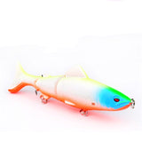 1pcs Minnow Fishing Lure 130mm 18.5g Multi Jointed Sections Crankbait Artificial Hard Bait Bass Trolling Pike Carp Fishing Tools