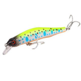 1pcs/lot 8cm 8.2g High Quality minnow fishing lure 3D eyes crankbait Hard bait wobbler fishing tackle everything for fishing