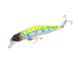1pcs/lot 8cm 8.2g High Quality minnow fishing lure 3D eyes crankbait Hard bait wobbler fishing tackle everything for fishing