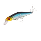 1pcs/lot 8cm 8.2g High Quality minnow fishing lure 3D eyes crankbait Hard bait wobbler fishing tackle everything for fishing