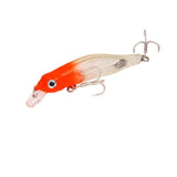 1pcs/lot 8cm 8.2g High Quality minnow fishing lure 3D eyes crankbait Hard bait wobbler fishing tackle everything for fishing