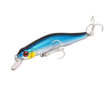 1pcs/lot 8cm 8.2g High Quality minnow fishing lure 3D eyes crankbait Hard bait wobbler fishing tackle everything for fishing