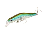 1pcs/lot 8cm 8.2g High Quality minnow fishing lure 3D eyes crankbait Hard bait wobbler fishing tackle everything for fishing