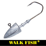 Walk Fish 5Pcs/Lot Head Hooks 3.5g 5g 7g 10g 14g 20g Lead Head Hook Lure Hook Jig Head Multicolor Fishing Tackle Hooks HH021