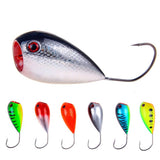 50mm 13g Floating Croatian EGG Fiishing Lure Bait Crank Bait Artificial Swim Bait Wobblers Fishing Popper Hard Bait Single Hook