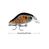 1pcs/lot 52mm 8.5g Swim Fish Fishing Lure Artificial Hard Crank Bait topwater Wobbler Mini Fishing Crankbait lure fishing tackle