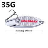 1Pcs/lot High Quality 6 Sizes 3g 7g 10g 14g 18g 21g Sequined Silver Spoon Lure For Fishing Baits Sea Lures Tool Wobblers Spinner