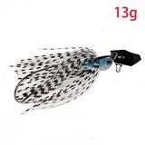 JonStar 13G/16G spinner bait fishing lure Buzzbait chatter bait wobbler isca artificial rubber skirt for bass pike walleye