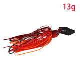 JonStar 13G/16G spinner bait fishing lure Buzzbait chatter bait wobbler isca artificial rubber skirt for bass pike walleye
