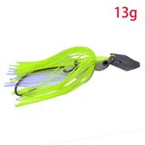 JonStar 13G/16G spinner bait fishing lure Buzzbait chatter bait wobbler isca artificial rubber skirt for bass pike walleye