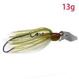 JonStar 13G/16G spinner bait fishing lure Buzzbait chatter bait wobbler isca artificial rubber skirt for bass pike walleye