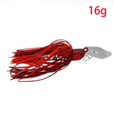 JonStar 13G/16G spinner bait fishing lure Buzzbait chatter bait wobbler isca artificial rubber skirt for bass pike walleye