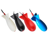 Squid Fishing Large Rocket Squid Bomb Fishing Gear Feeder Particle Rocket Feeder Float Bait Holder Tool River Pond Reservoir
