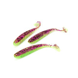 5pcs/lot 65mm 1.8g Wobblers Fishing Lures Easy Shiner Swimbaits Silicone Soft Bait Double Color Carp Artificial Soft Lure