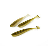 5pcs/lot 65mm 1.8g Wobblers Fishing Lures Easy Shiner Swimbaits Silicone Soft Bait Double Color Carp Artificial Soft Lure