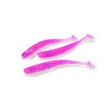 5pcs/lot 65mm 1.8g Wobblers Fishing Lures Easy Shiner Swimbaits Silicone Soft Bait Double Color Carp Artificial Soft Lure