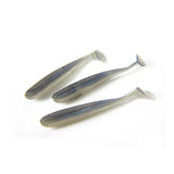 5pcs/lot 65mm 1.8g Wobblers Fishing Lures Easy Shiner Swimbaits Silicone Soft Bait Double Color Carp Artificial Soft Lure
