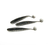 5pcs/lot 65mm 1.8g Wobblers Fishing Lures Easy Shiner Swimbaits Silicone Soft Bait Double Color Carp Artificial Soft Lure