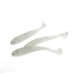 5pcs/lot 65mm 1.8g Wobblers Fishing Lures Easy Shiner Swimbaits Silicone Soft Bait Double Color Carp Artificial Soft Lure