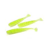 5pcs/lot 65mm 1.8g Wobblers Fishing Lures Easy Shiner Swimbaits Silicone Soft Bait Double Color Carp Artificial Soft Lure