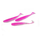 5pcs/lot 65mm 1.8g Wobblers Fishing Lures Easy Shiner Swimbaits Silicone Soft Bait Double Color Carp Artificial Soft Lure