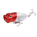 1Pcs Popular 7cm 11.8g Popper Fishing Lure Hard Artificial Bait with 2 Treble Hooks Fishing Wobblers Crankbait Pesca Iscas