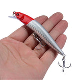 New 1 PCS Fishing Bait 3D Eye 10cm/8.2g Minnow Crankbait Wobblers Perch Artificial Bait Pike Carp Bait Swim Bait Fishing  FD64