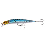 New 1 PCS Fishing Bait 3D Eye 10cm/8.2g Minnow Crankbait Wobblers Perch Artificial Bait Pike Carp Bait Swim Bait Fishing  FD64