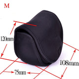 Fishing Bags Spinning Reel Pouch Baitcasting Fishing Reel Bag Protective Case Cover Holder Storage Portable Bag 2 Size M/L