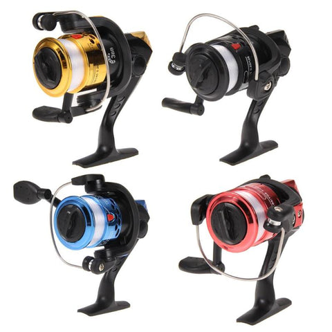 1 pc High Speed Ratio 5.2:1 Bait Folding Rocker ABS Body Spinning Fish Reel Casting Fishing Reels with Line Spinneret peche