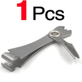 MNFT Pro Fast Tie Fishing Quick Knot Tool Nail Knotter Tying Line Cutter Clipper Nipper w/ Zinger Retractor Tackle Accessories