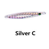 1pcs 7g 10g 14g 17g 21g  Carp Fishing Silver /Green Lure Spoon Bait Fishing Metal Jig Lures Metal Vib