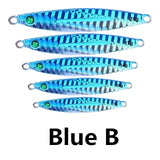 1pcs 7g 10g 14g 17g 21g  Carp Fishing Silver /Green Lure Spoon Bait Fishing Metal Jig Lures Metal Vib