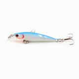 1pcs/lot 5cm 2.3g Minnow Fishing Lures Hard Bait 3D Eyes Crankbait Wobblers Carp Fishing Peaca Bass Fishing Tackle 8 Colors