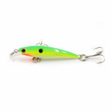 1pcs/lot 5cm 2.3g Minnow Fishing Lures Hard Bait 3D Eyes Crankbait Wobblers Carp Fishing Peaca Bass Fishing Tackle 8 Colors