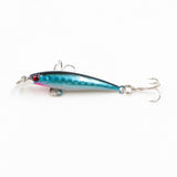 1pcs/lot 5cm 2.3g Minnow Fishing Lures Hard Bait 3D Eyes Crankbait Wobblers Carp Fishing Peaca Bass Fishing Tackle 8 Colors