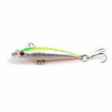1pcs/lot 5cm 2.3g Minnow Fishing Lures Hard Bait 3D Eyes Crankbait Wobblers Carp Fishing Peaca Bass Fishing Tackle 8 Colors